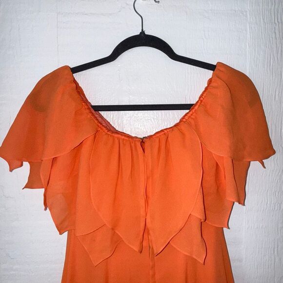 Tsujitai 70s  Designer Ball Gown Luxury Art To Wear Taffeta Homecoming Prom Gala - Picture 3 of 7